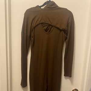 FASHION NOVA HOODIE AND BODYSUIT